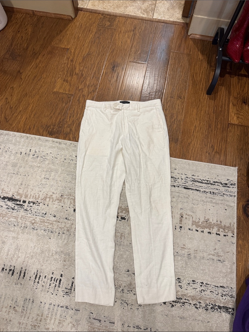 Banana Republic Men's Cream Chinos
